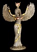 Isis Figur - Ägyptische Göttin der Magie bronziert | www.figuren-shop.de