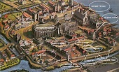 Westminster Abbey and Westminster Palace, a Tudor map - London Traveller