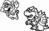 Dibujos Mario Bros para colorear. 100 imágenes se imprimen gratis