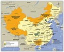 Carte de la Chine / Map of China – My Chinese experience