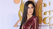 Katrina Kaif Sizzles at the IIFA Red Carpet in a Maroon Gown with Thigh ...