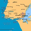 Lisbona cartina e mappe di Lisbona