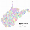 West Virginia Zip Code Maps - Free West Virginia Zip Code Maps