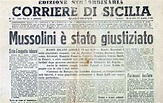 Caduta del Fascismo: la fine della Repubblica Sociale Italiana