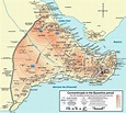 Constantinopla mapa - Constantinopla no mapa (Turquía)
