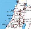 Caesarea Israel Map