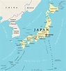 japan politische karte - Lizenzfreies Bild #14761805 | Bildagentur ...