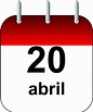 Que se celebra el 20 de abril - Calendario