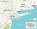 Map of Rye, New York - Live Beaches