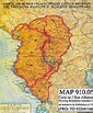 Mappa dell'Albania nel 1913 (archivio ministero della Gran Bretagna ...