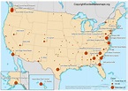 US Military Bases Map | US Military Installations Map