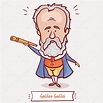 Astrónomo Galileo Galilei Ilustración de stock de ©Yeticrab #108017374