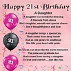 50+ Happy 21st Birthday Wishes for My Daughter