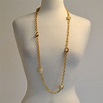 Julie Voss Gold Link Necklace Gold Link with Square Stones Necklace by ...