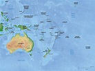 Vector Map Australia continent shaded relief | One Stop Map | Australia ...