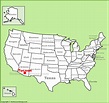 Tucson location on the U.S. Map - Ontheworldmap.com