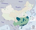 Rice Production In China Map - Map of world