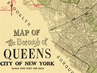 Old Map of Queens New York 1937 - VINTAGE MAPS AND PRINTS