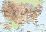Carte USA - Géographie des états » Vacances - Guide Voyage