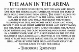 The Man In The Arena Printable Free