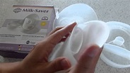 Milkies Milksaver Breastmilk Collector Review - YouTube