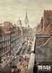 The United Kingdom, 19th century. View of Cheapside, a street in London ...