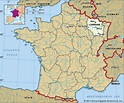 Metz - Région Lorraine - Voyages - Cartes
