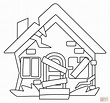 Disegno di Emoji casa abbandonata da colorare | Disegni da colorare e ...