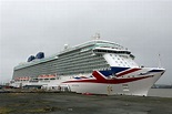P&O's largest cruise ship Britannia on River Mersey - Liverpool Echo
