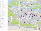 Regensburg tourist attractions map