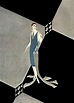 Evening gown for Manhattan Mary - Erte - WikiArt.org - encyclopedia of ...
