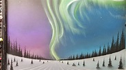 Cómo Dibujar la Aurora Boreal al Pastel Paso a Paso - YouTube