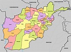 Large administrative map of Afghanistan | Afghanistan | Asia | Mapsland ...