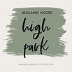 High Park Benjamin Moore Paint Color - Making Joy and Pretty Things