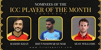 Nominees for The ICC Player of the Month - March Announced