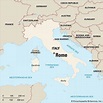 Mapa de Roma y los alrededores - Mapa de Roma, Italia y el área ...