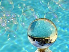 Bubbles and Lens Ball photography #lensball #crystalball #glassball # ...