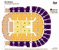 O2 Arena London seating plan - Detailed seat numbers - MapaPlan.com