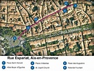 Aix-en-Provence Map Rue Espariat - French Moments