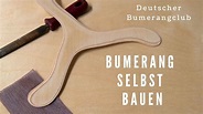 Holz-Bumerang selber bauen - YouTube