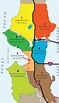 Neighborhood Technical Map of Seattle Digital Prints Art & Collectibles ...