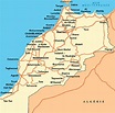 Morocco Map - TravelsFinders.Com
