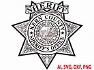 Kern County Sheriff Office Badge Logo Seal Custom Ai - Etsy