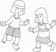 Bailes tipicos de la costa dibujos para colorear - Imagui