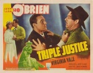 Triple Justice (1940) movie poster