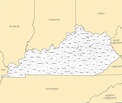 Printable Kentucky Map With Cities