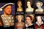 Henrique VIII e suas 6 esposas. Ana De Cleves, Jane Seymour, Catarina ...