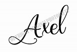 Axel svg Nombres svg Beautiful Baby Names svg Baby infant - Etsy México