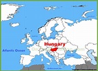 Hungary location on the Europe map - Ontheworldmap.com