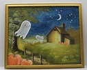 Thrifty, Sparkly Halloween Ghost Painting - Project by DecoArt